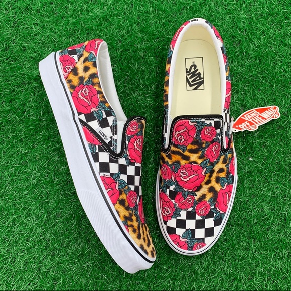 Vans Classic Slip On Rose Checkerboard - Picture 3 of 6